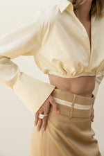 Load image into Gallery viewer, Short beige shirt