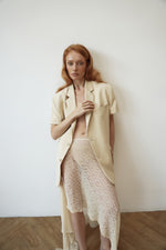 Load image into Gallery viewer, Beige jacket with short sleeves