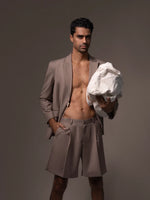 Load image into Gallery viewer, Cream tie jacket