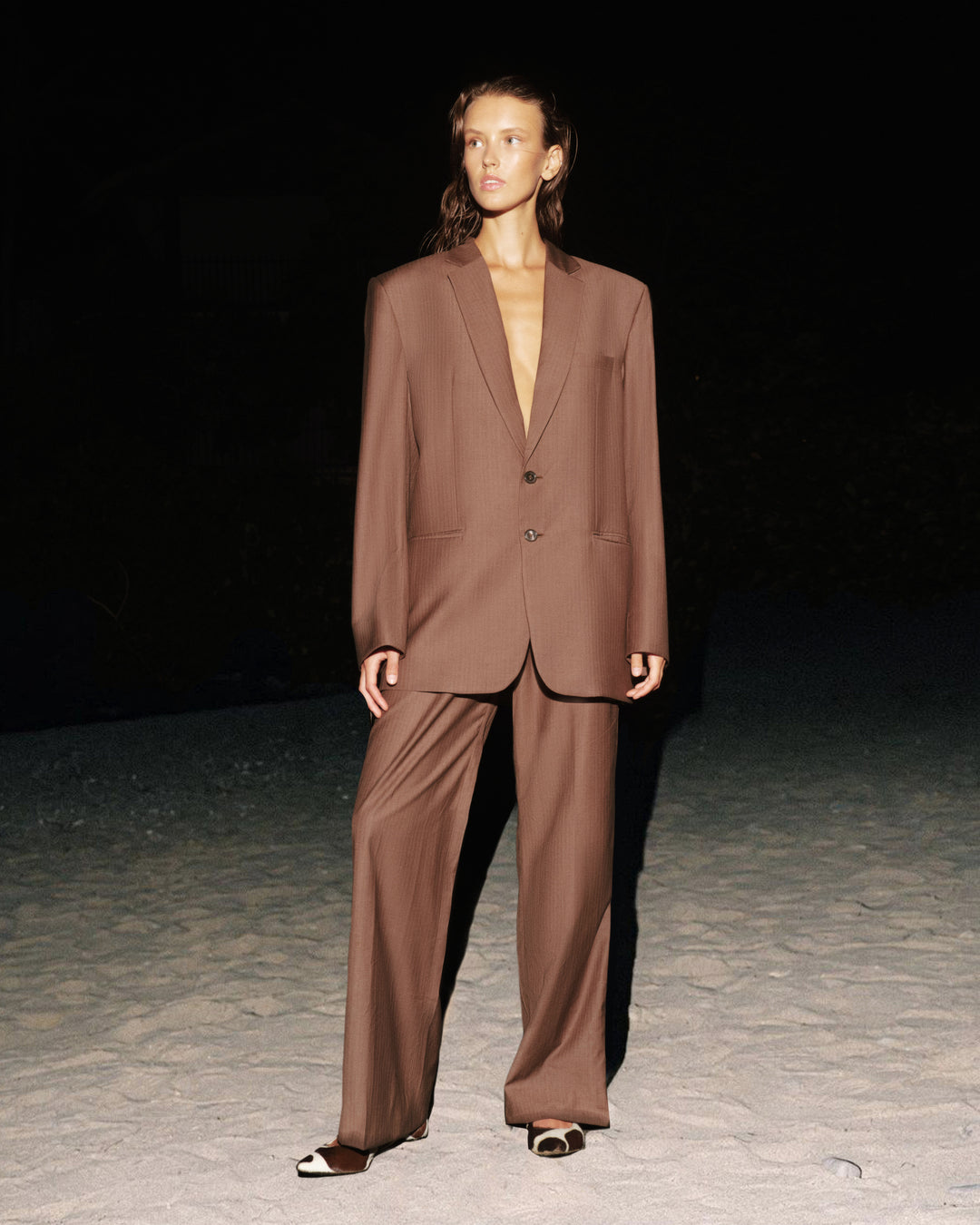 Chocolate suit