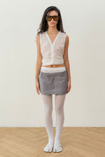 Load image into Gallery viewer, Gray shorts skirt
