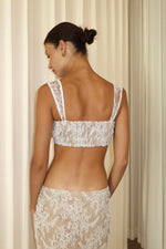 Load image into Gallery viewer, lace top beige
