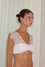 Load image into Gallery viewer, ivory lace top white
