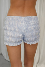Load image into Gallery viewer, lace shorts blue
