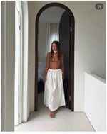 Load image into Gallery viewer, White balloon skirt
