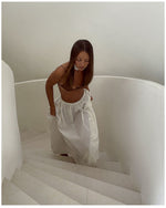 Load image into Gallery viewer, White balloon skirt
