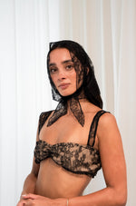 Load image into Gallery viewer, lace top black
