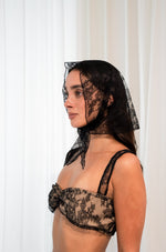 Load image into Gallery viewer, lace top black
