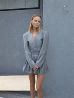 Load image into Gallery viewer, Short gray jacket
