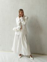 Load image into Gallery viewer, White balloon skirt

